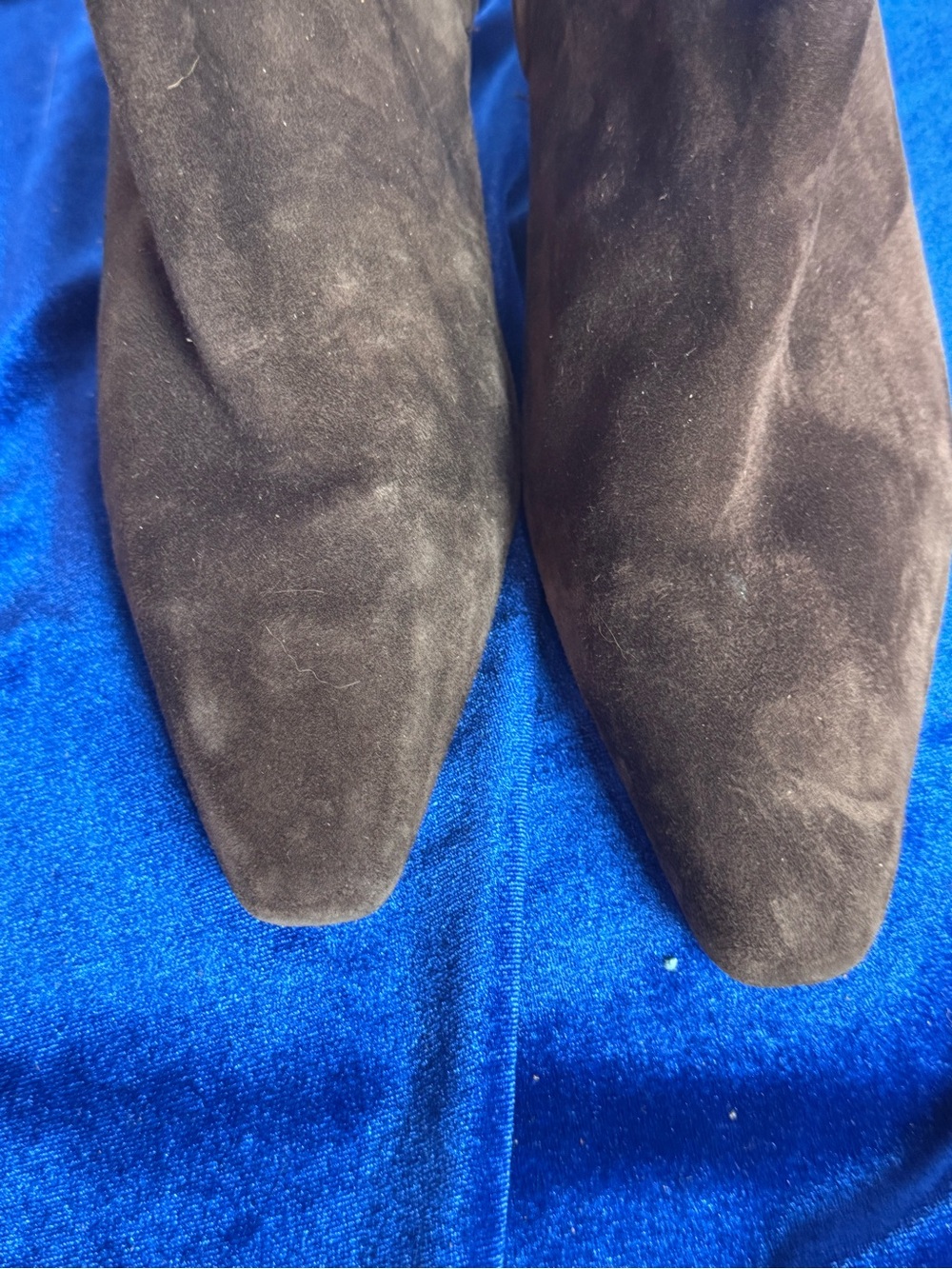 Sam Edelman Sylvia Knee High Chocolate Suede Boots - Picture 4 of 11